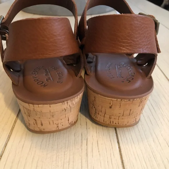 Kork-Ease Myrna wedge leather sandals - Picture 6 of 8